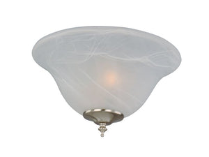 Basic-Max 13' 3 Light Ceiling Fan Light Kit in Satin Nickel