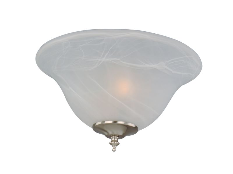 Basic-Max 13' 3 Light Ceiling Fan Light Kit in Satin Nickel