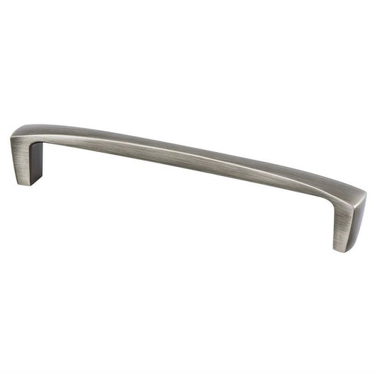6.5" Transitional Modern Arch Pull Barin Brushed Tin from Aspire Collection