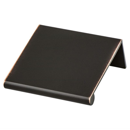 1.75" Contemporary Rectangular Pull in Verona Bronze from Bravo Collection