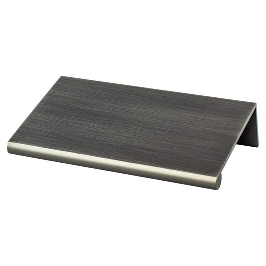3" Contemporary Rectangular Pull in Graphite from Bravo Collection