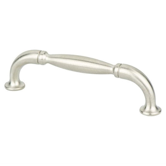 4.38" Traditional Center Orb Pull in Brushed Nickel from Euro Classica Collection