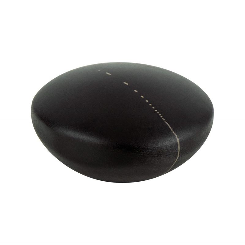 1.5' Wide Contemporary Round Knob in Dark Brown from Geo Collection
