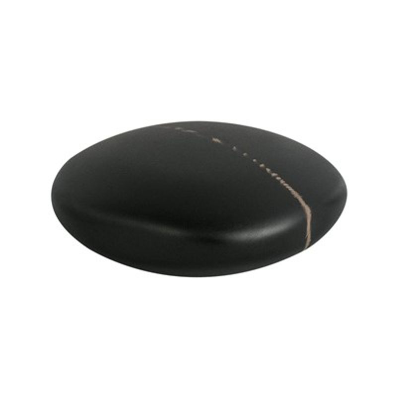 2.19' Wide Contemporary Round Knob in Dark Brown from Geo Collection