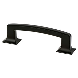 4.81' Traditional Rectangular Pull in Matte Black from Hearthstone Collection
