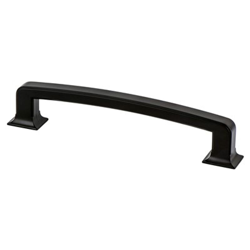 7.31' Traditional Rectangular Pull in Matte Black from Hearthstone Collection