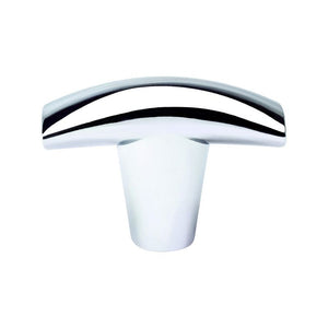 0.69' Wide Transitional Modern Classic T-Bar in Polished Chrome from Meadow Collection