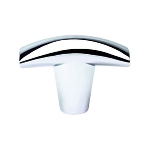 0.69' Wide Transitional Modern Classic T-Bar in Polished Chrome from Meadow Collection