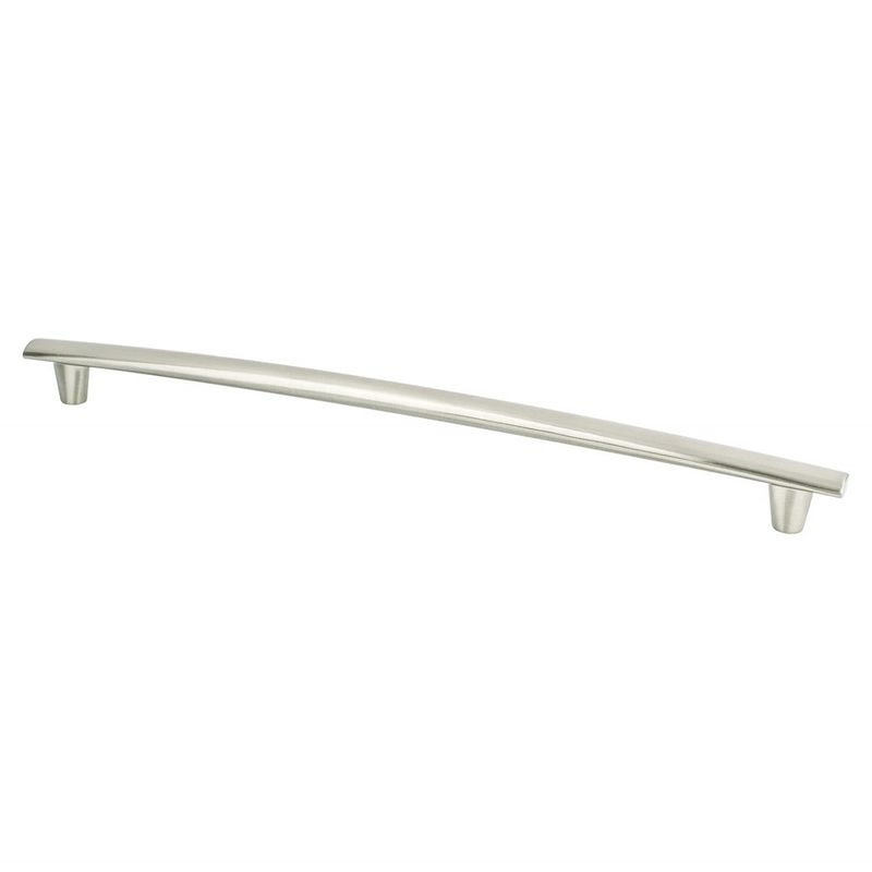 14.19' Transitional Modern Subtle Arch Appliance Pull in Brushed Nickel from Meadow Collection
