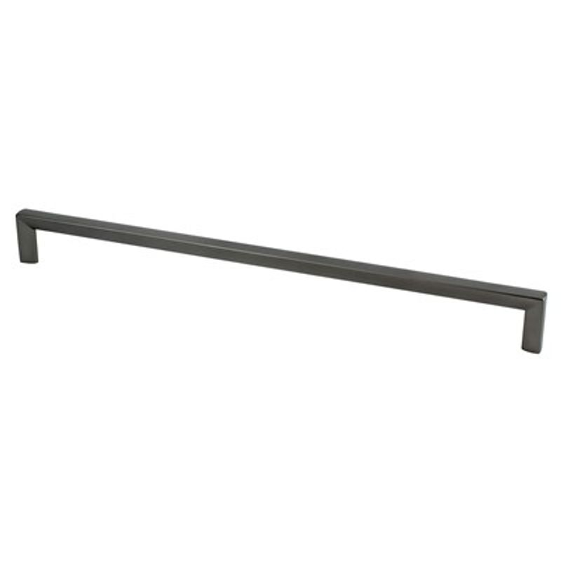 13' Contemporary Slim Bar Pull in Slate from Metro Collection