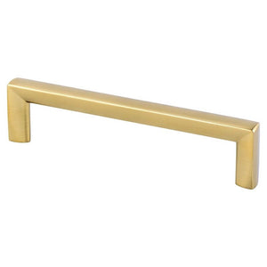 5.44' Contemporary Square Pull in Modern Brushed Gold from Metro Collection