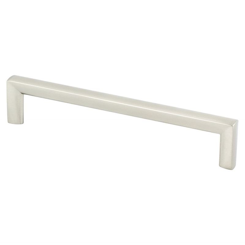 6.69' Contemporary Square Pull in Brushed Nickel from Metro Collection