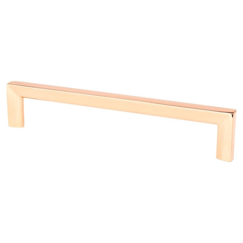 6.69' Contemporary Square Pull in Polished Copper from Metro Collection