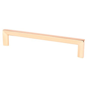 6.69' Contemporary Square Pull in Polished Copper from Metro Collection