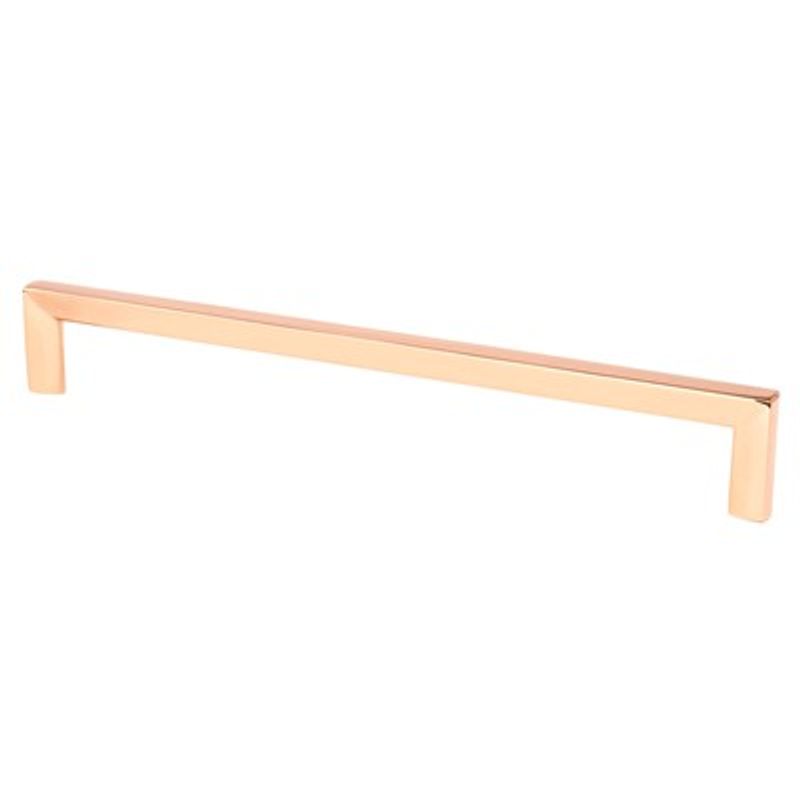 9.25' Contemporary Square Appliance Pull in Polished Copper from Metro Collection