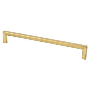 9.25' Contemporary Square Pull in Modern Brushed Gold from Metro Collection