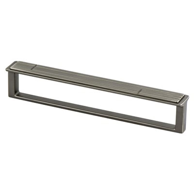 6.63' Artisan Flat Pull in Vintage Nickel from Oak Collection