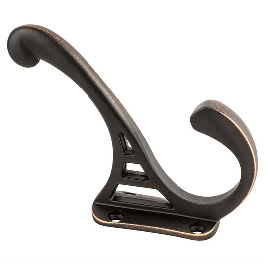 4" Traditional J-Shape Pull in Verona Bronze from Prelude Collection