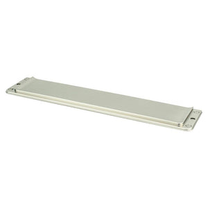 Rectangular Privacy Knob in Brushed Nickel