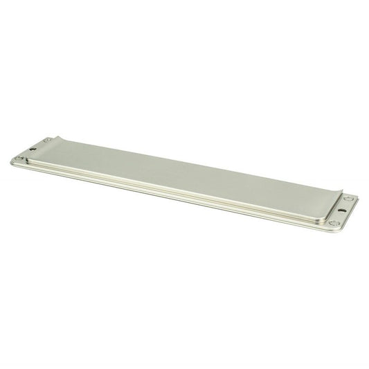 Rectangular Privacy Knob in Brushed Nickel