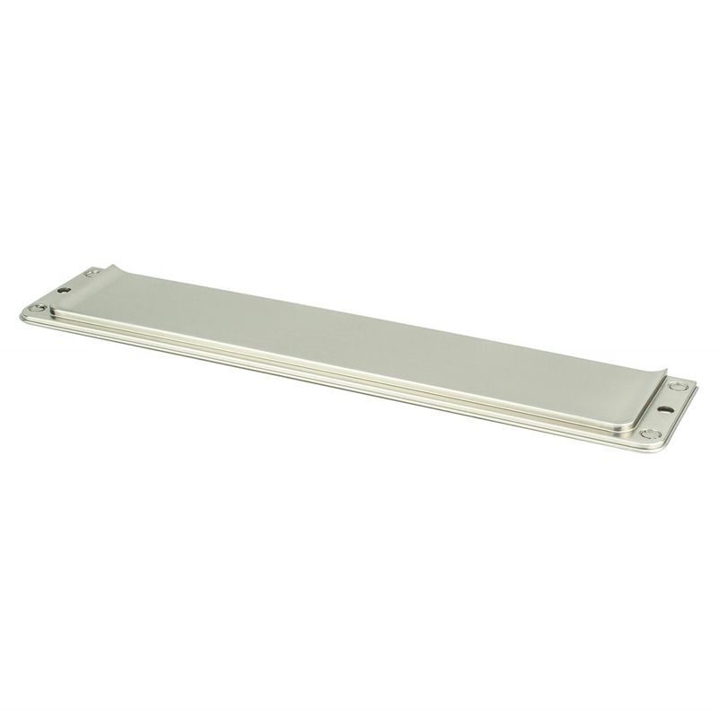 Rectangular Privacy Knob in Brushed Nickel