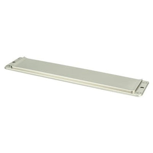 Rectangular Privacy Knob in Brushed Nickel
