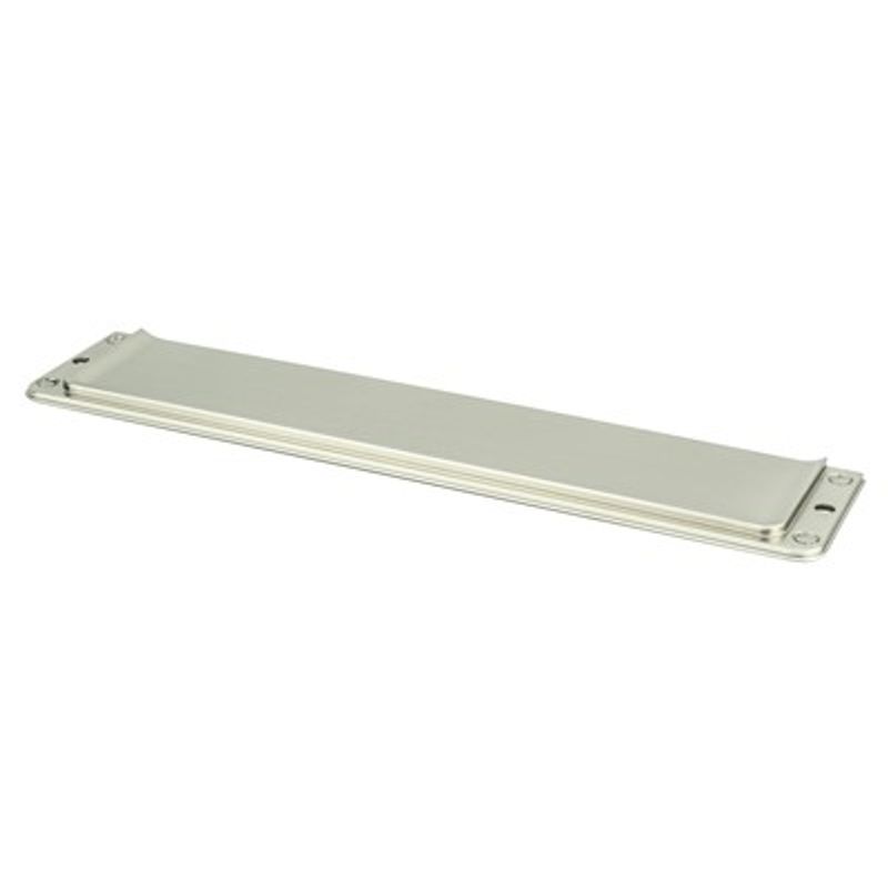Rectangular Privacy Knob in Brushed Nickel