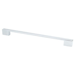 13' Contemporary Flat Pull in Polished Chrome from Skyline Collection