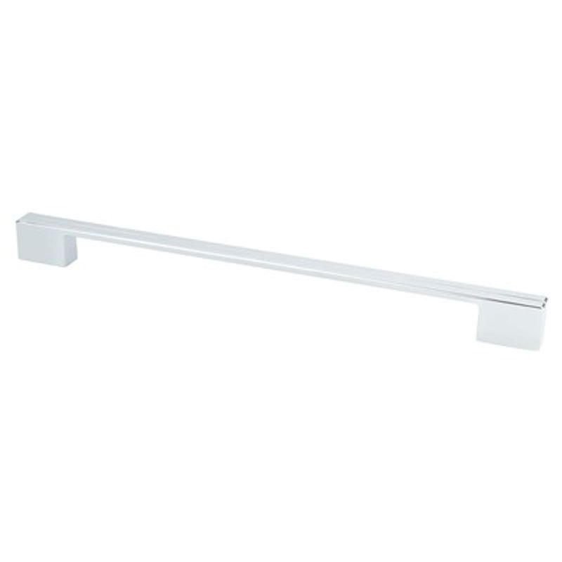 13' Contemporary Flat Pull in Polished Chrome from Skyline Collection
