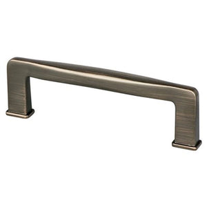 4.38' Transitional Modern Contoured Square Pull in Verona Bronze from Subtle Collection