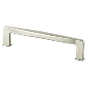 5.56' Transitional Modern Contoured Square Pull in Brushed Nickel from Subtle Collection