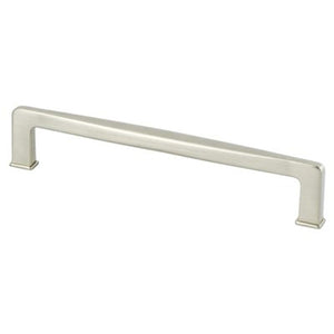 6.94' Transitional Modern Contoured Square Pull in Brushed Nickel from Subtle Collection