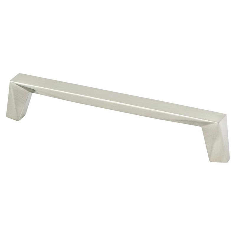 6.75' Contemporary Angular Straight Pull in Brushed Nickel from Swagger Collection