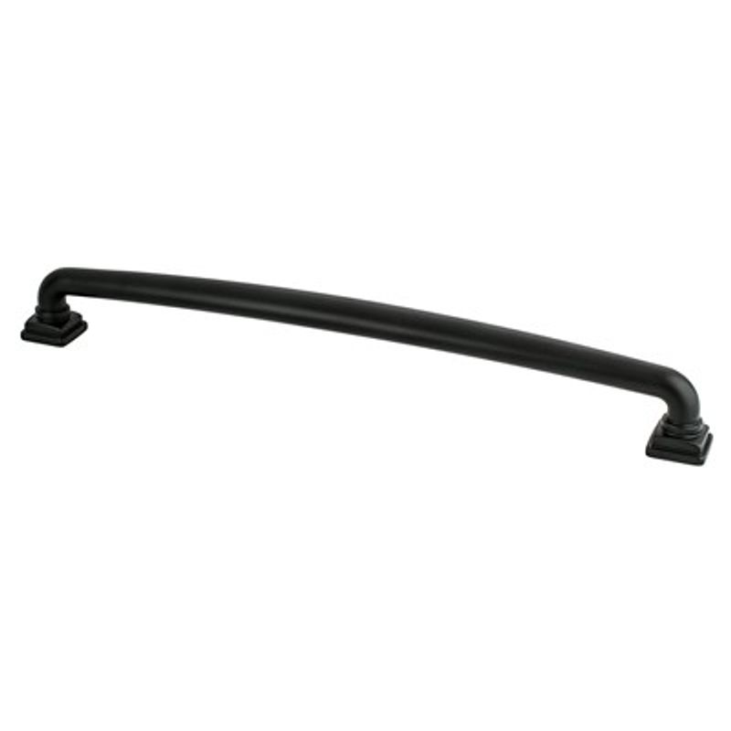 13' Traditional Appliance Pull in Matte Black from Tailored Collection