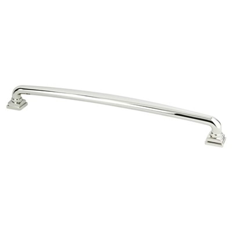 13' Traditional Appliance Pull in Polished Nickel from Tailored Collection