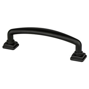 4.5' Traditional Round Arch Pull in Matte Black from Tailored Collection