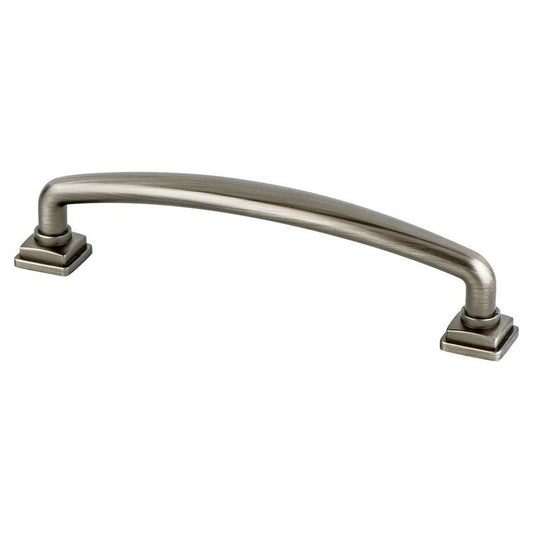 5.75" Traditional Round Arch Pull in Vintage Nickel from Tailored Collection