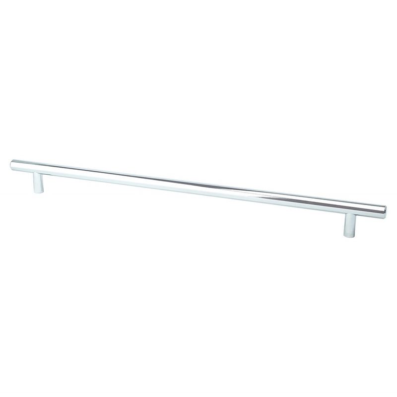 15' Transitional Modern Bar Pull in Polished Chrome from Tempo Collection