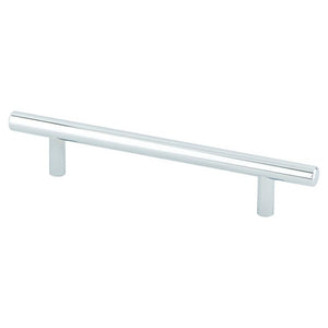 7.38' Transitional Modern Bar Pull in Polished Chrome from Tempo Collection
