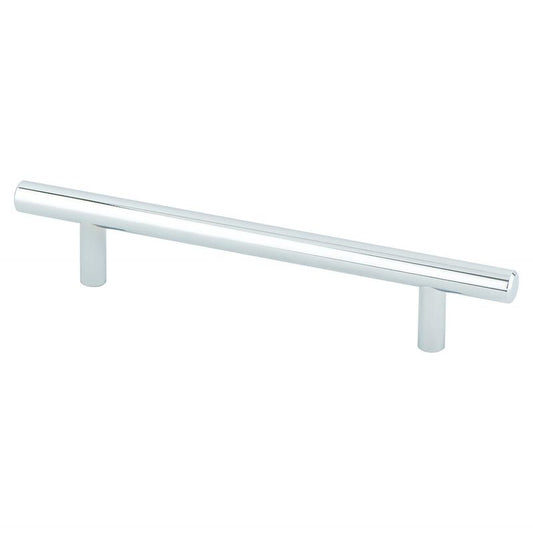 7.38" Transitional Modern Bar Pull in Polished Chrome from Tempo Collection