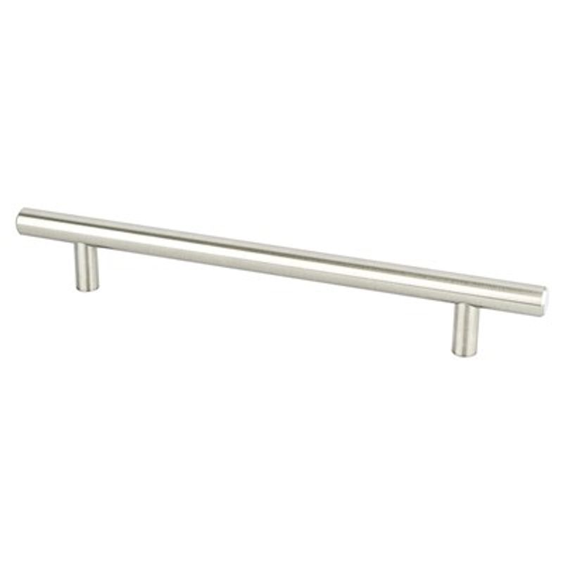 8.69' Transitional Modern Bar Pull in Brushed Nickel from Tempo Collection