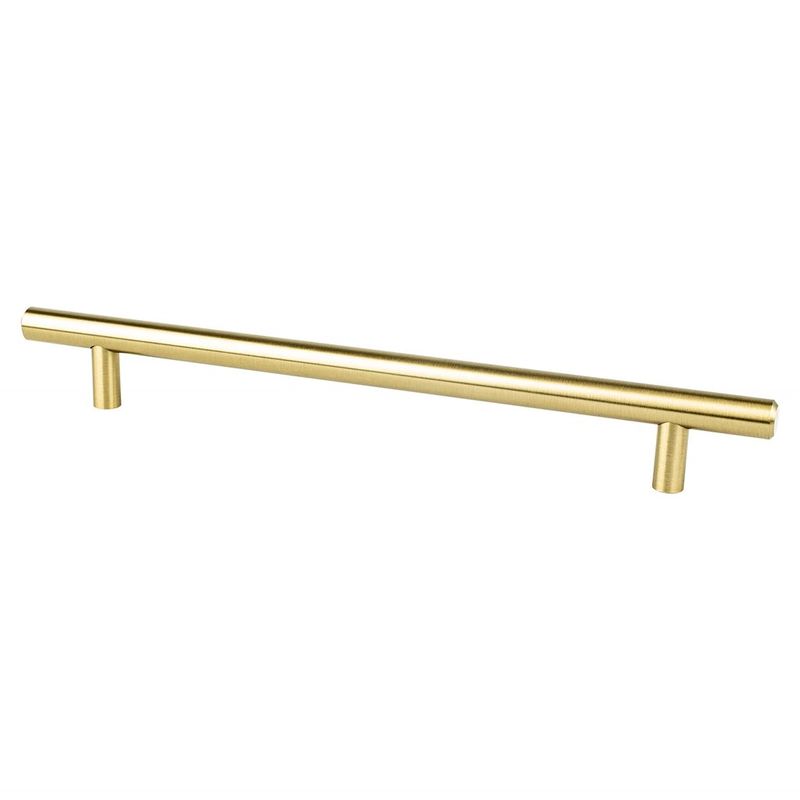 9.94' Transitional Modern Bar Pull in Modern Brushed Gold from Tempo Collection