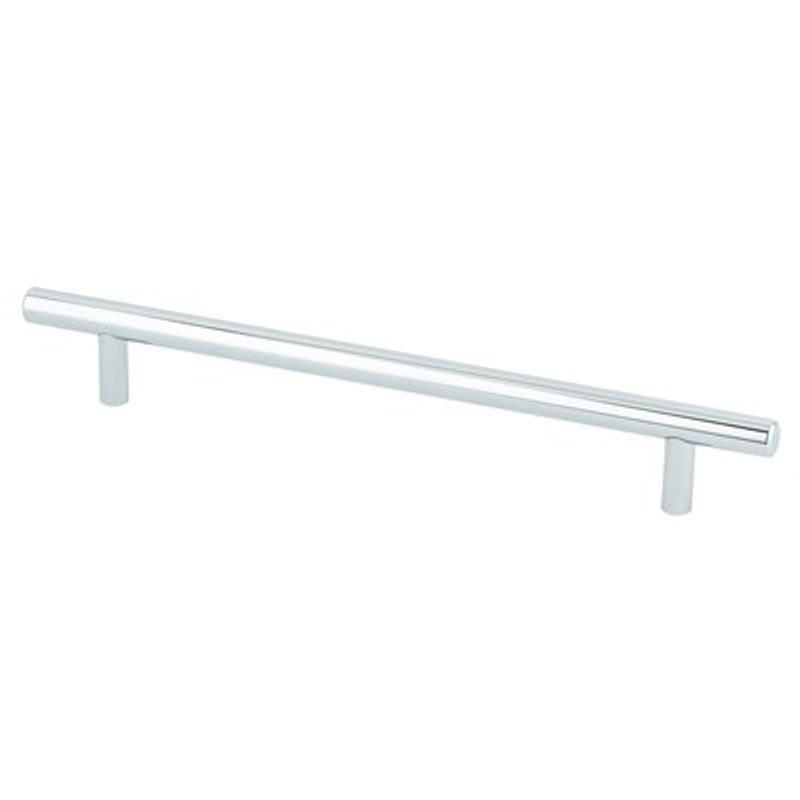 9.94' Transitional Modern Bar Pull in Polished Chrome from Tempo Collection