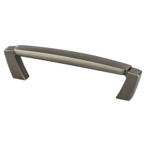 4.75' Traditional Raised-Center Straight Pull in Vintage Nickel from Vested Interest Collection