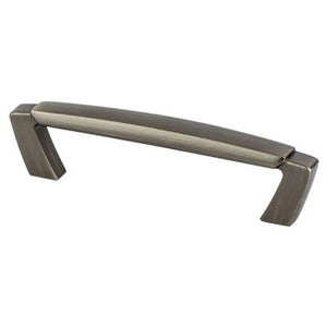 4.75' Traditional Raised-Center Straight Pull in Vintage Nickel from Vested Interest Collection