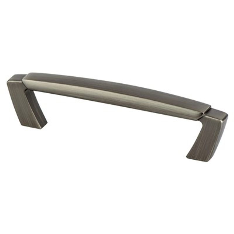 4.75' Traditional Raised-Center Straight Pull in Vintage Nickel from Vested Interest Collection