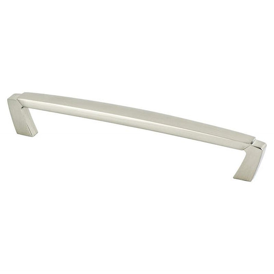 7.25" Traditional Raised-Center Straight Pull in Brushed Nickel from Vested Interest Collection