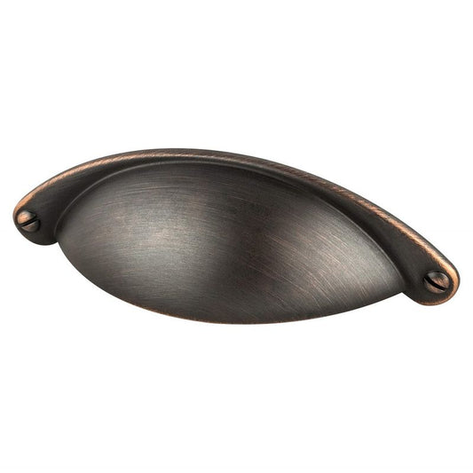 4.06" Traditional Cup Pull in Verona Bronze from Vibrato Collection