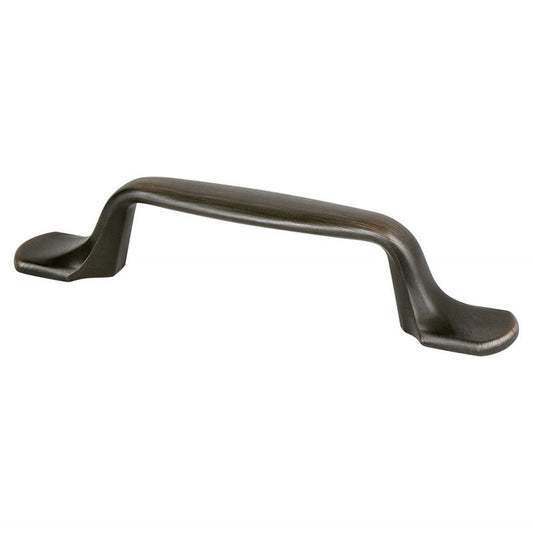 4.31" Traditional Flat Pull in Verona Bronze from Village Collection