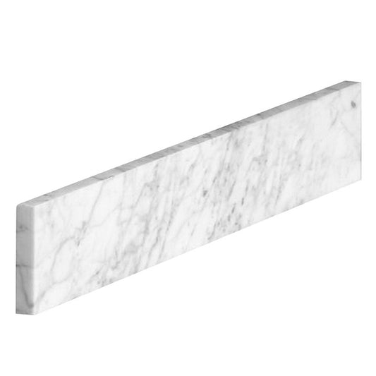 Carrara Marble Sidesplash 0.78" x 21" x 4"